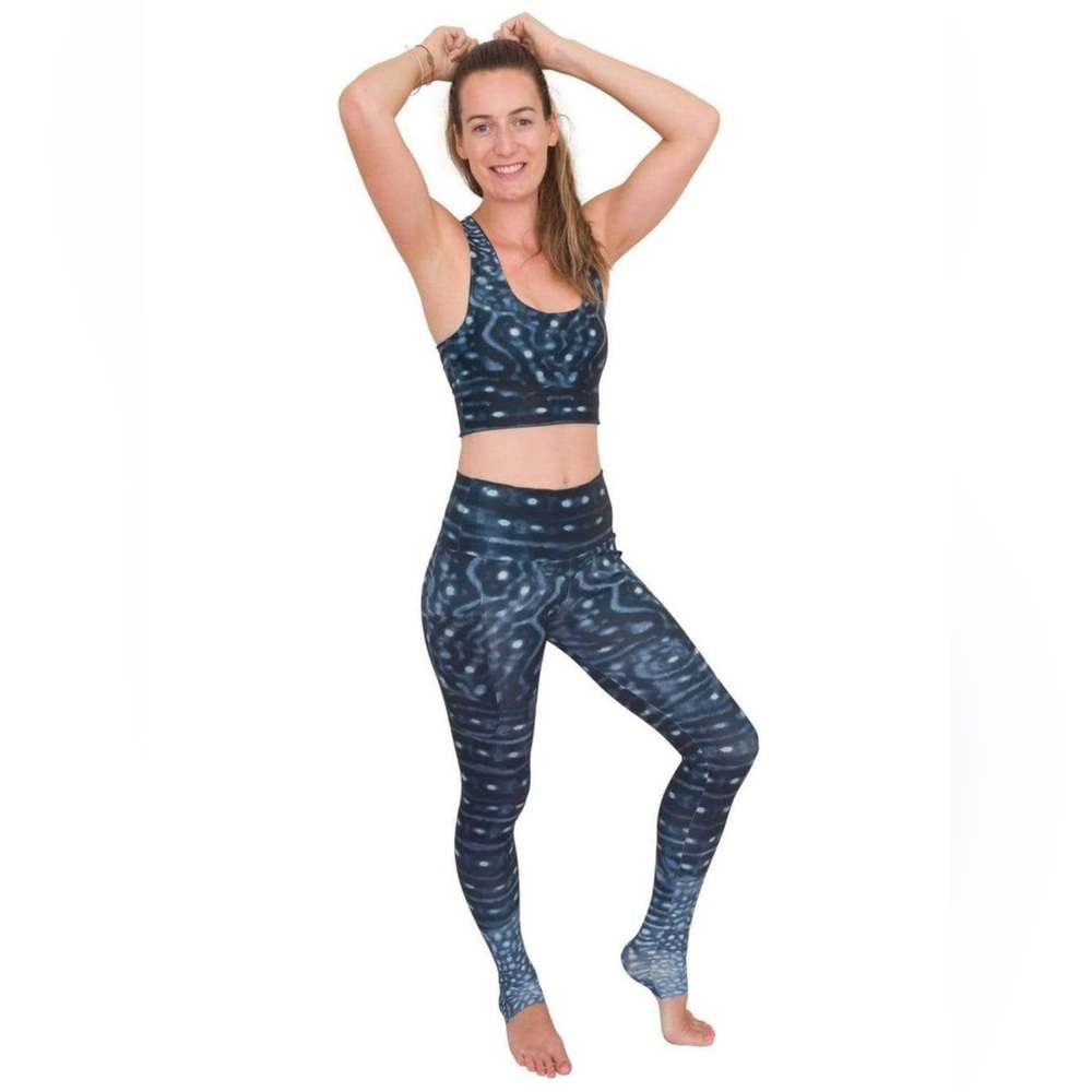 Waterlust Women’s Leggings, Size Small, whale Shark Warrior